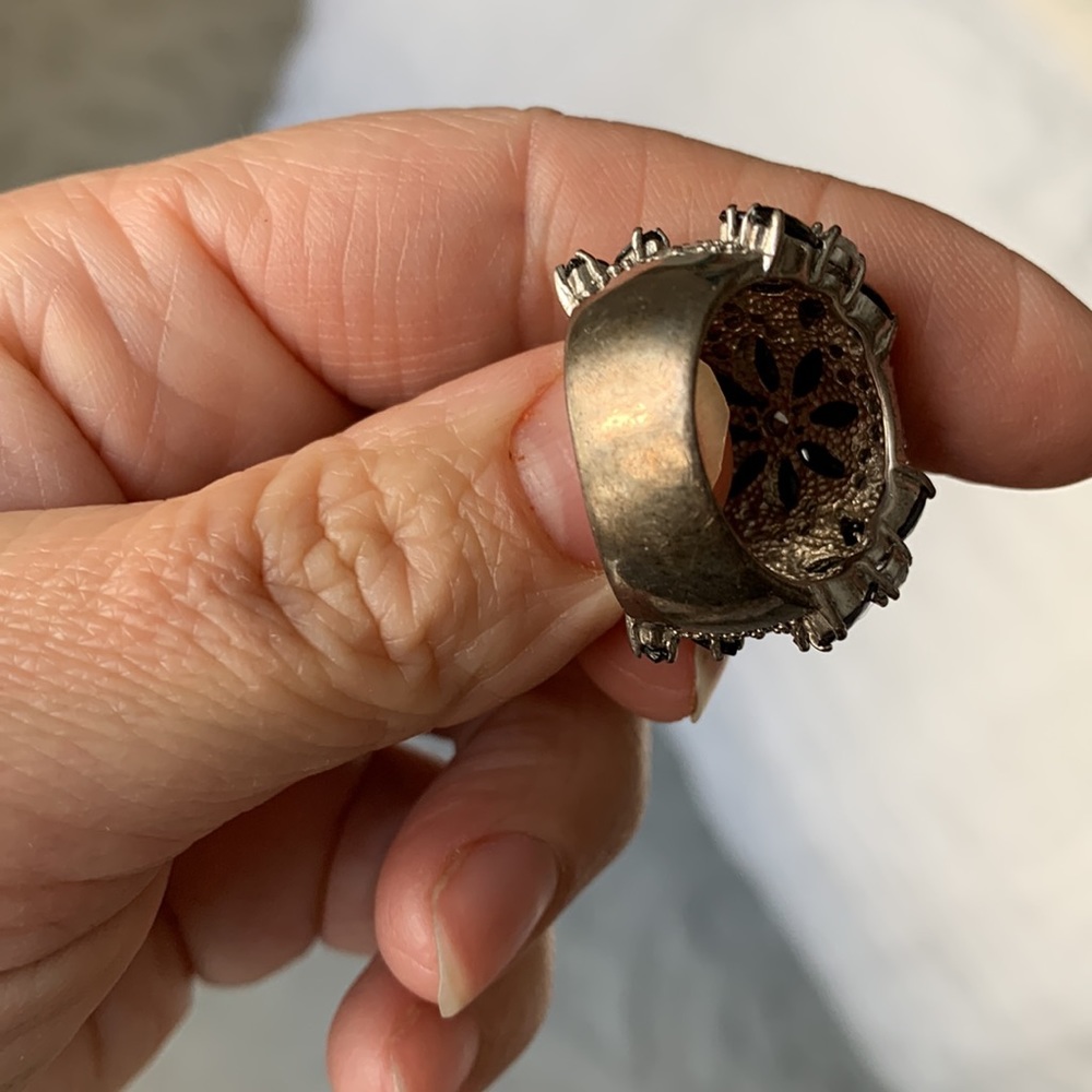 Statement Silver Ring - image 3